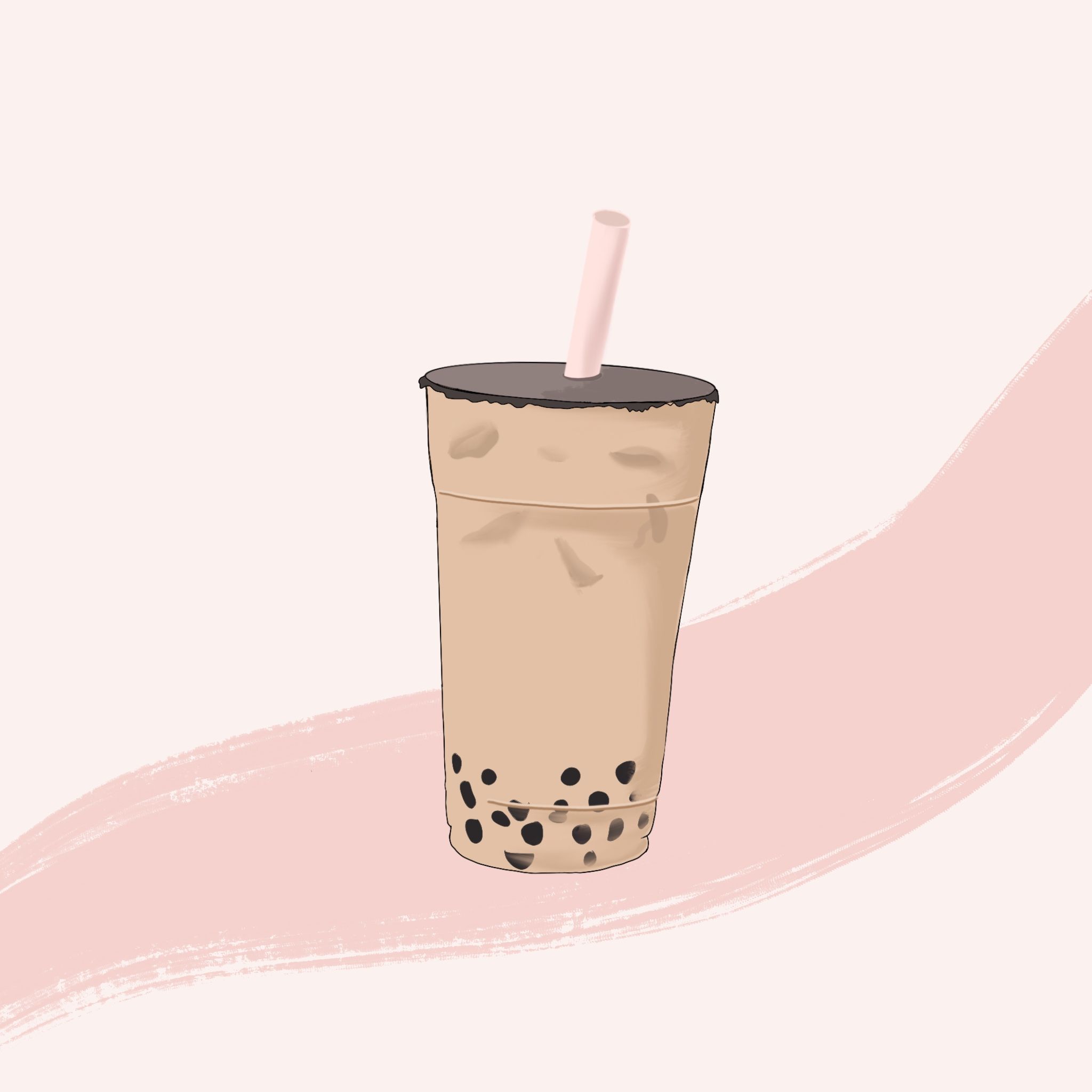 Featured image of post The Best 15 Aesthetic Pink Boba Tea Wallpaper