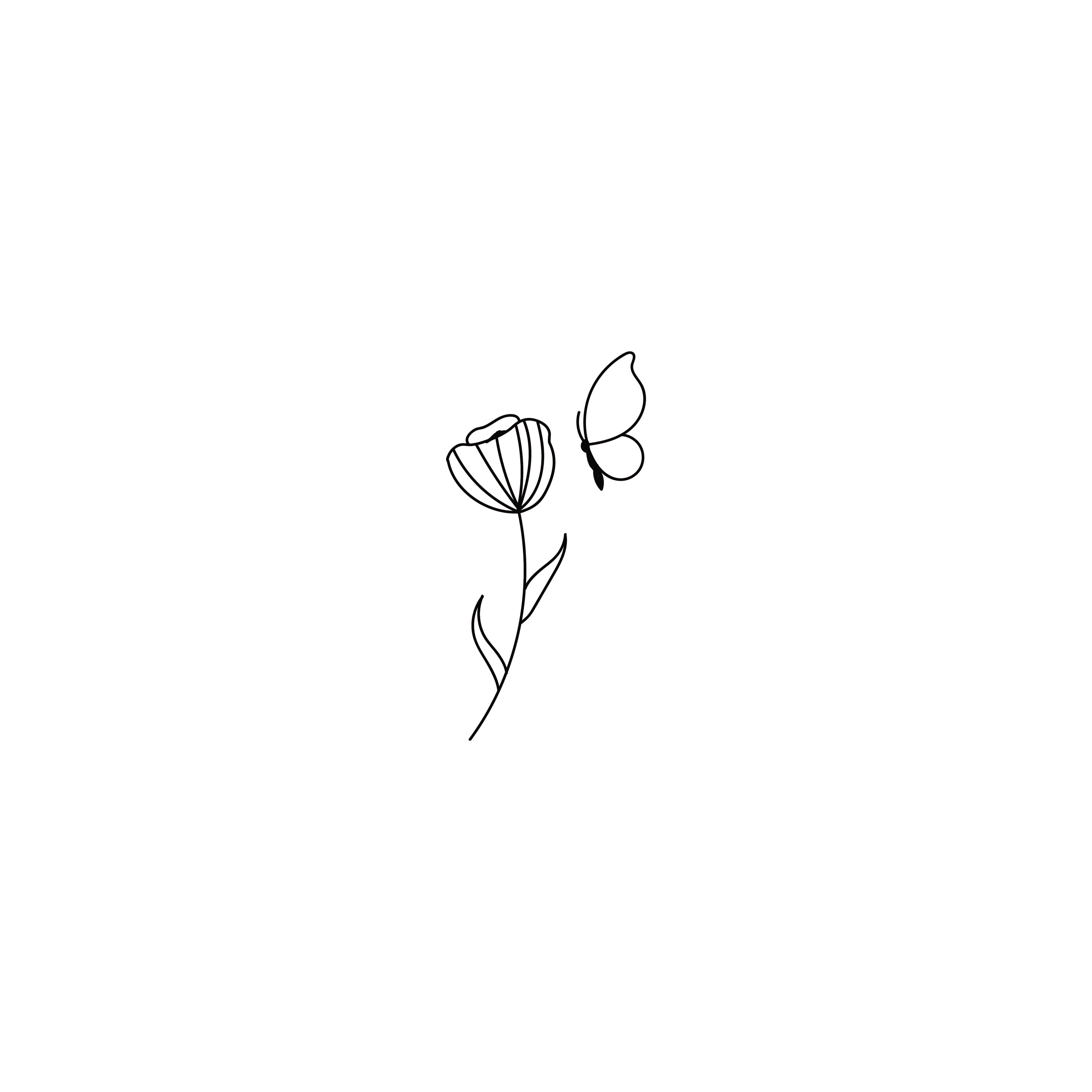 Featured image of post The Best 15 Butterfly Drawing Cute Simple Aesthetic Drawings Easy