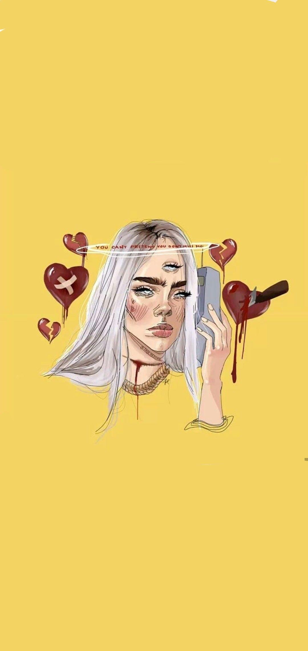 Featured image of post The Best 12 Cartoon Billie Eilish Cool Wallpaper