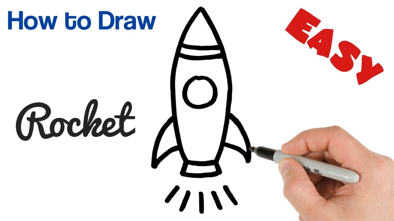 Featured image of post View 7 Cartoon Rocket Ship Drawing Easy