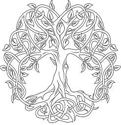 pix Celtic Tree Of Life Coloring Pages For Adults irish adult coloring sheets hd png