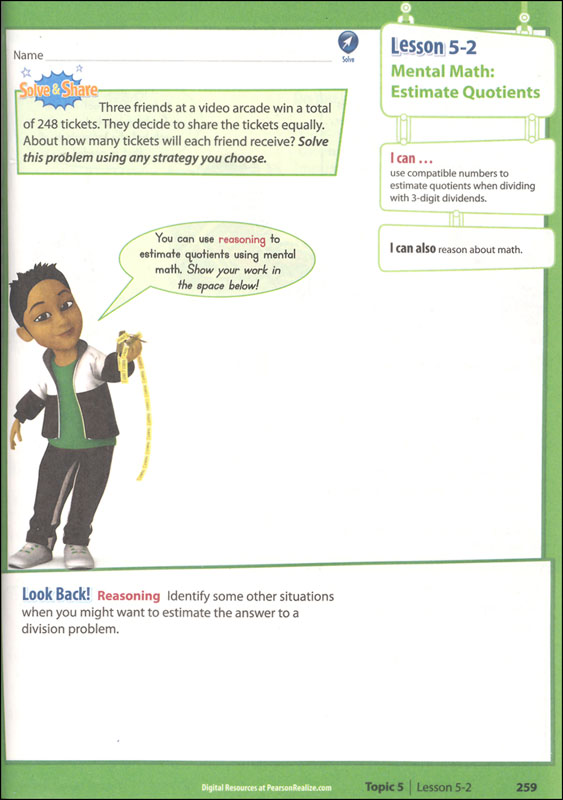 Featured image of post View 5 Digital Resources At Pearsonrealize.com Answers Grade 4