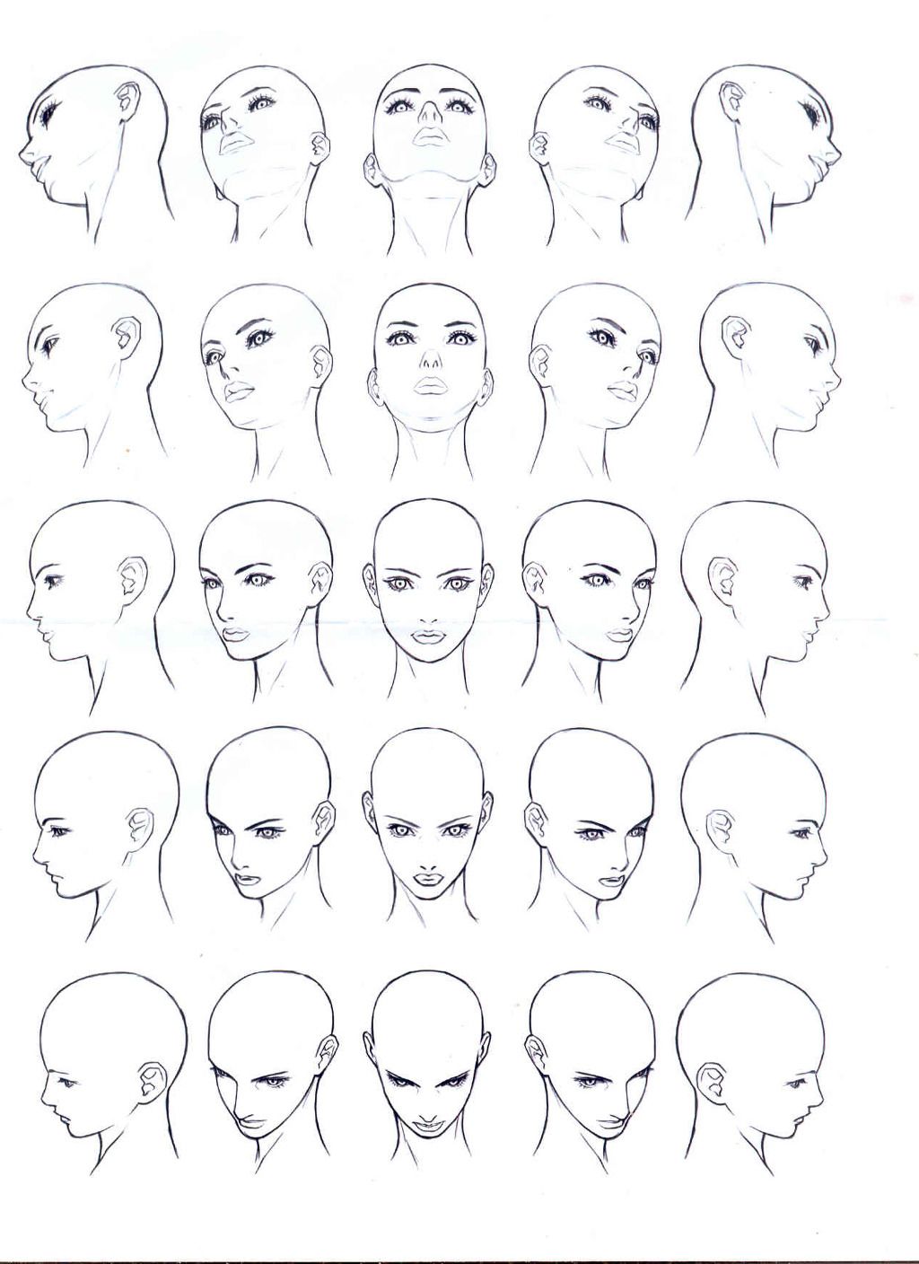 Featured image of post View 8 Female Face Reference Sketch