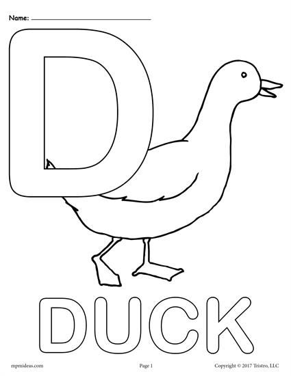 Featured image of post The Best 7 Free Printable Letter D Coloring Pages