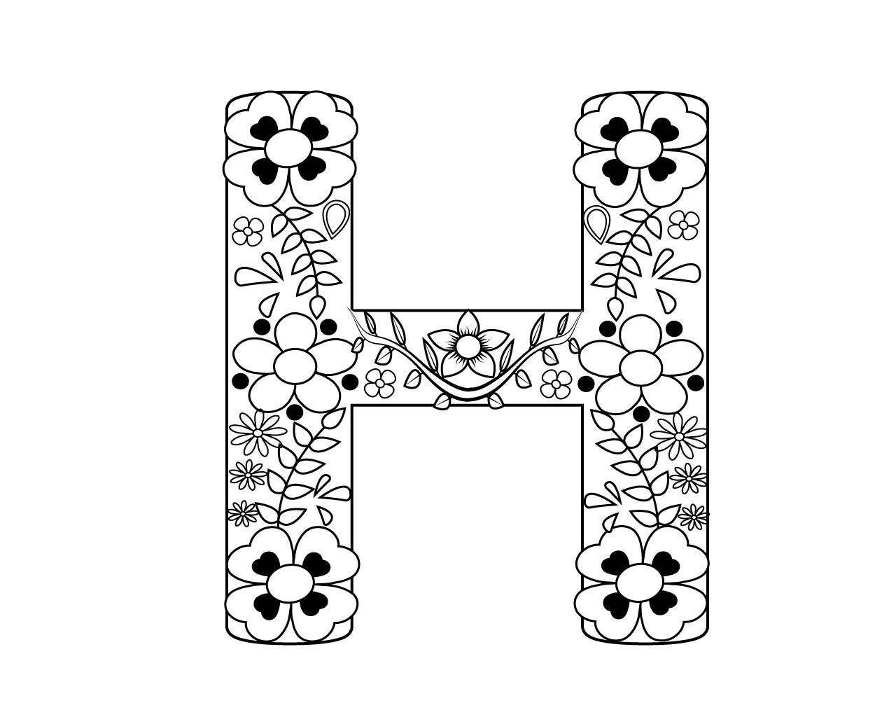 Featured image of post View 5 Free Printable Letter H Coloring Pages For Adults