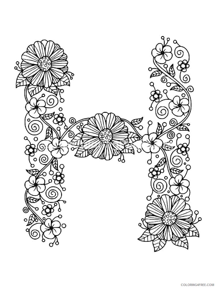 photo Free Printable Letter H Coloring Pages For Adults 410 alphabet coloring ideas alphabet