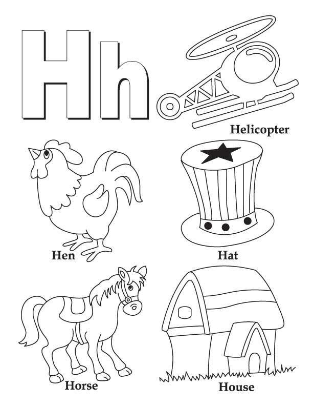 Featured image of post The Best 6 Free Printable Letter H Coloring Pages