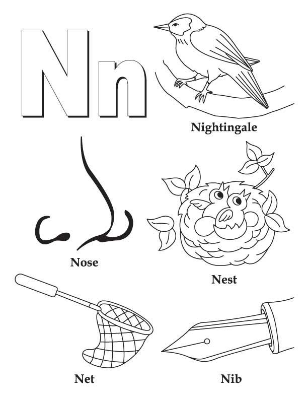 Featured image of post The Best 15 Free Printable Letter N Coloring Pages