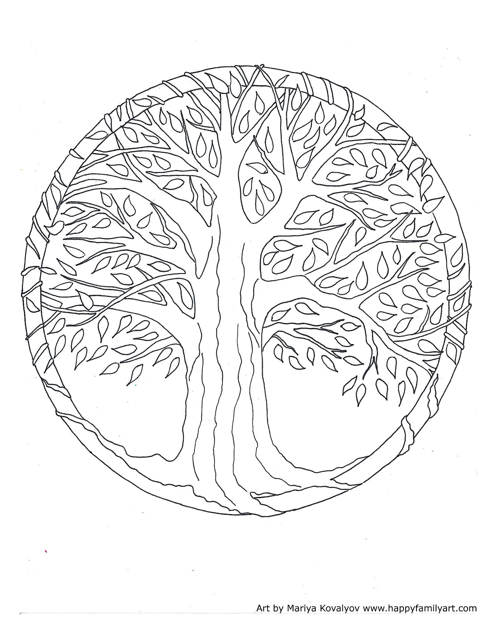 Featured image of post The Best 13 Free Printable Tree Of Life Coloring Pages For Adults