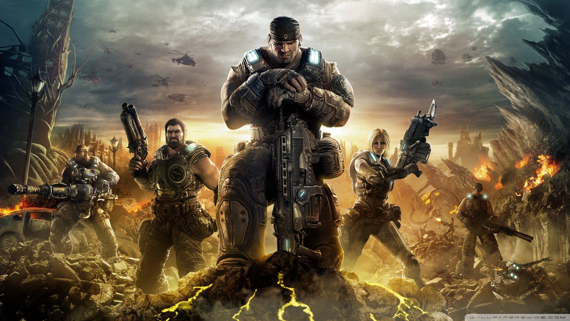 Featured image of post The Best 10 Gears Of War Hd Wallpaper 1080P