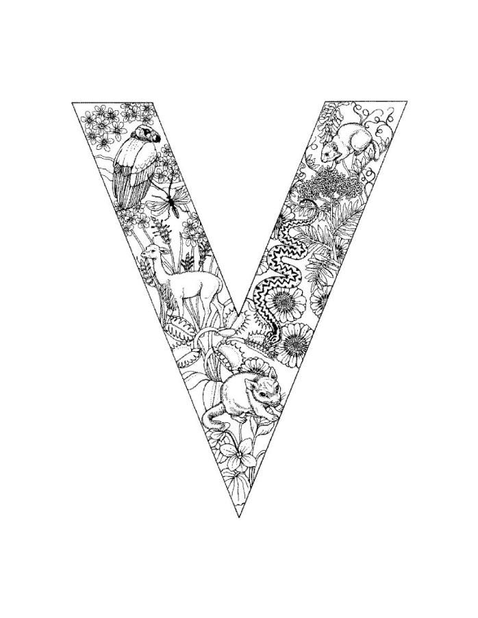 photo Letter Free Printable Alphabet Coloring Pages For Adults alphabet coloring pages free