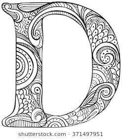 Featured image of post View 13 Printable Letter D Coloring Pages For Adults