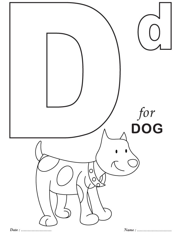 Featured image of post The Best 5 Printable Letter D Coloring Pages