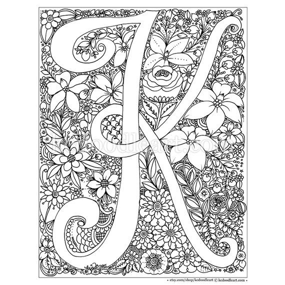 Featured image of post View 9 Printable Letter K Coloring Pages For Adults