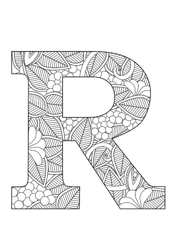 Featured image of post The Best 9 Printable Letter R Coloring Pages For Adults