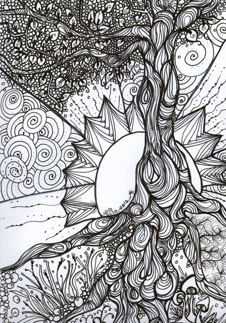 pix Realistic Tree Of Life Coloring Pages For Adults tree of life tree