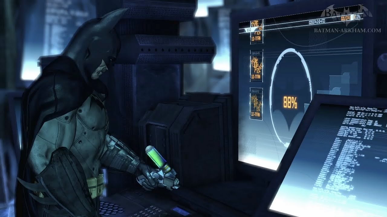 photo Return To The Batcave To Formulate Anti-Titan Compound batman arkham asylum walkthrough part