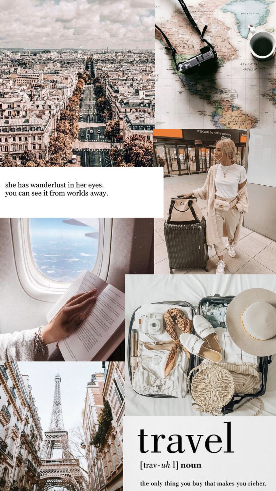 Featured image of post View 14 Travel Aesthetic Collage Wallpaper