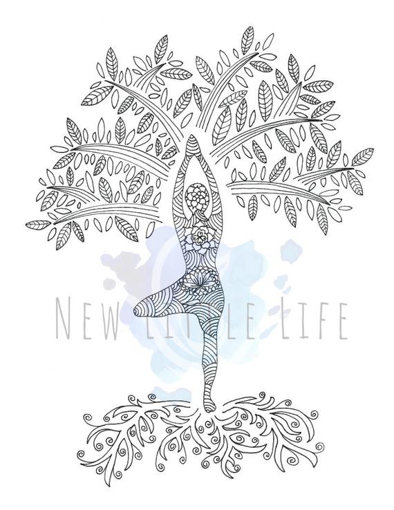 photo Unique Tree Of Life Coloring Pages For Adults tree coloring pages for adults