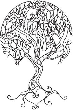 photo Unique Tree Of Life Coloring Pages For Adults tree of life coloring page digital download adult etsy